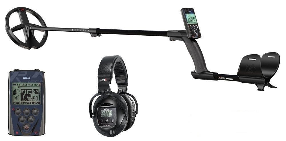 Xp Deus 28cm Head, Main Control Unit WS5 Wireless Headphone Treasure Detector