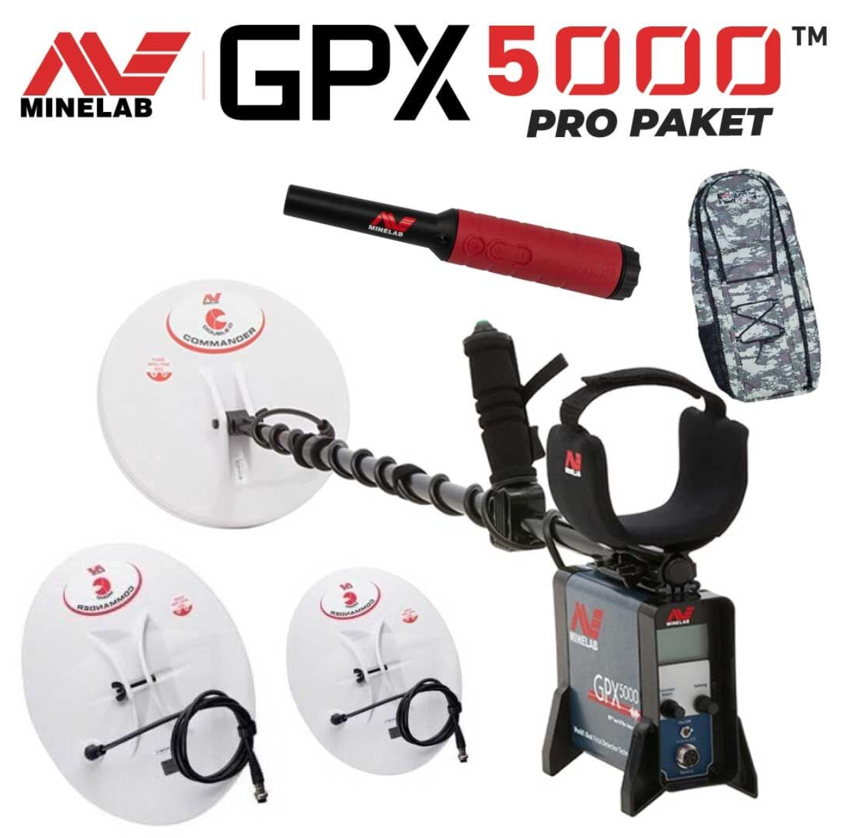 Minelab GPX 5000 PRO PAKET Define Dedektörü