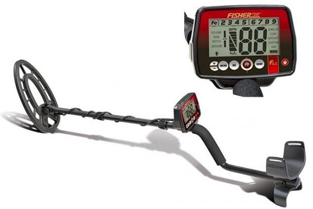 Детектор за съкровища Fisher F44 (водоустойчива глава с полуелипса 11 инча)