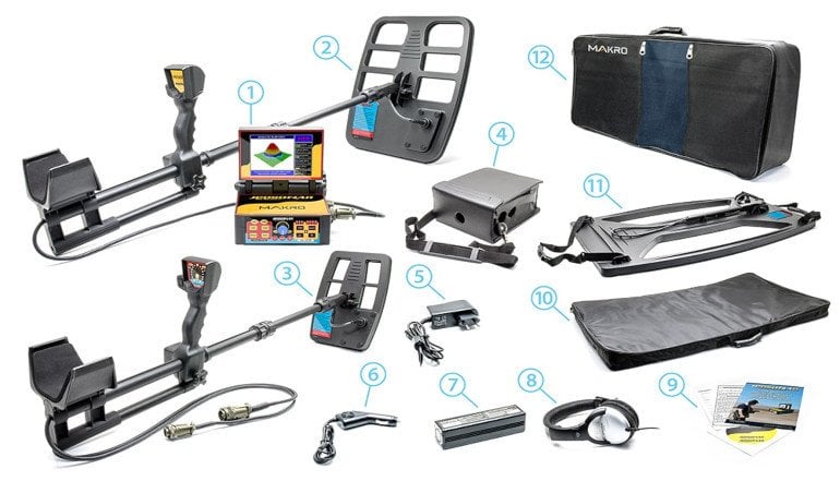 Makro Jeosonar 3D Çift Sistem Define Dedektörü