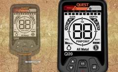 Quest Q20 Treasure Detector - 33cm Head