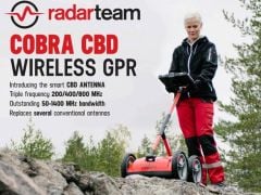 Безжичен георадар Cobra за подземно изобразяване