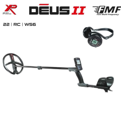 Deus 2 Detector - 22.5cm FMF Head, WS6 Headphone, Main Control Unit