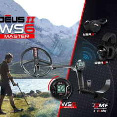 Deus 2 Detector - 22.5cm FMF Head, WS6 Master